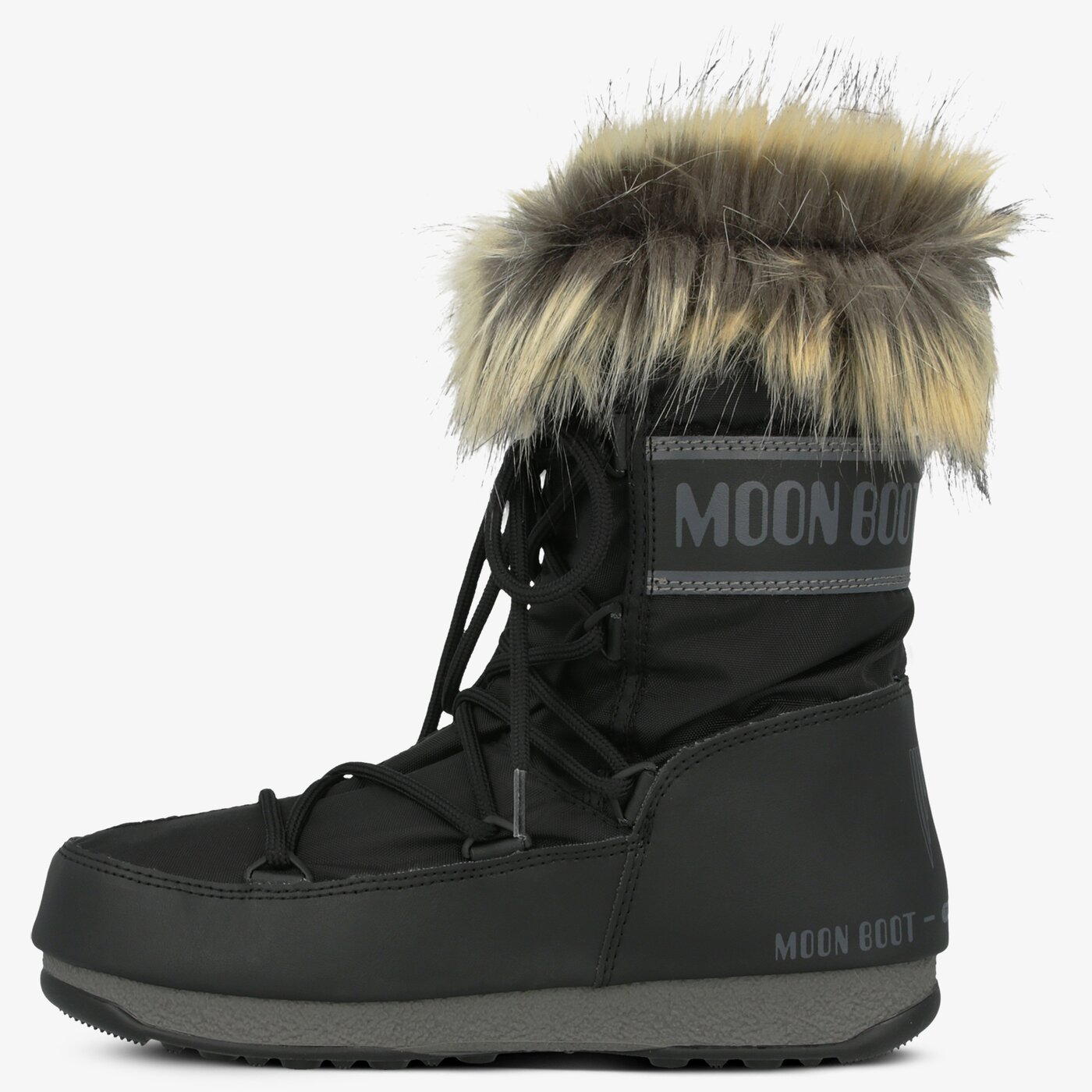 Damskie śniegowce MOON BOOT MONACO LOW WP 2  #24008800001# kolor czarny