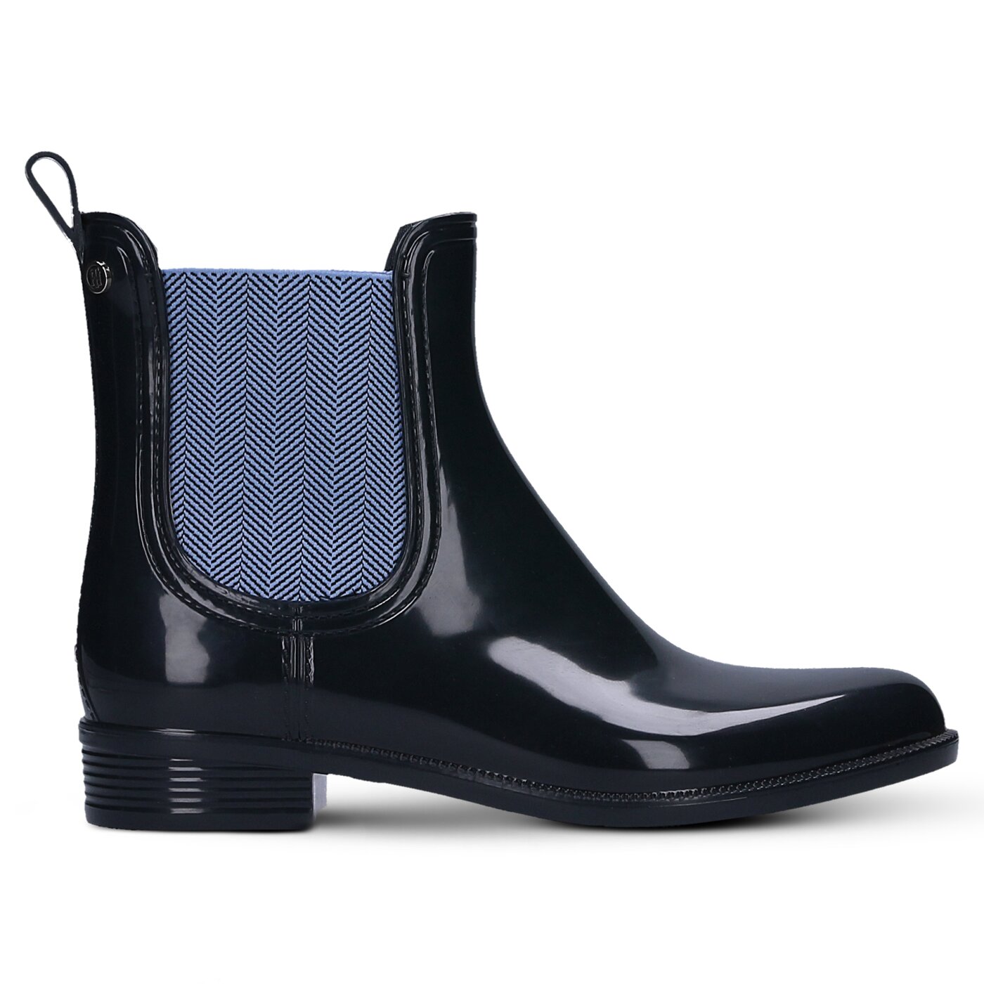 Damskie kalosze (buty gumowe) TOMMY HILFIGER O1285DETTE 6R fw56821556403 kolor granatowy