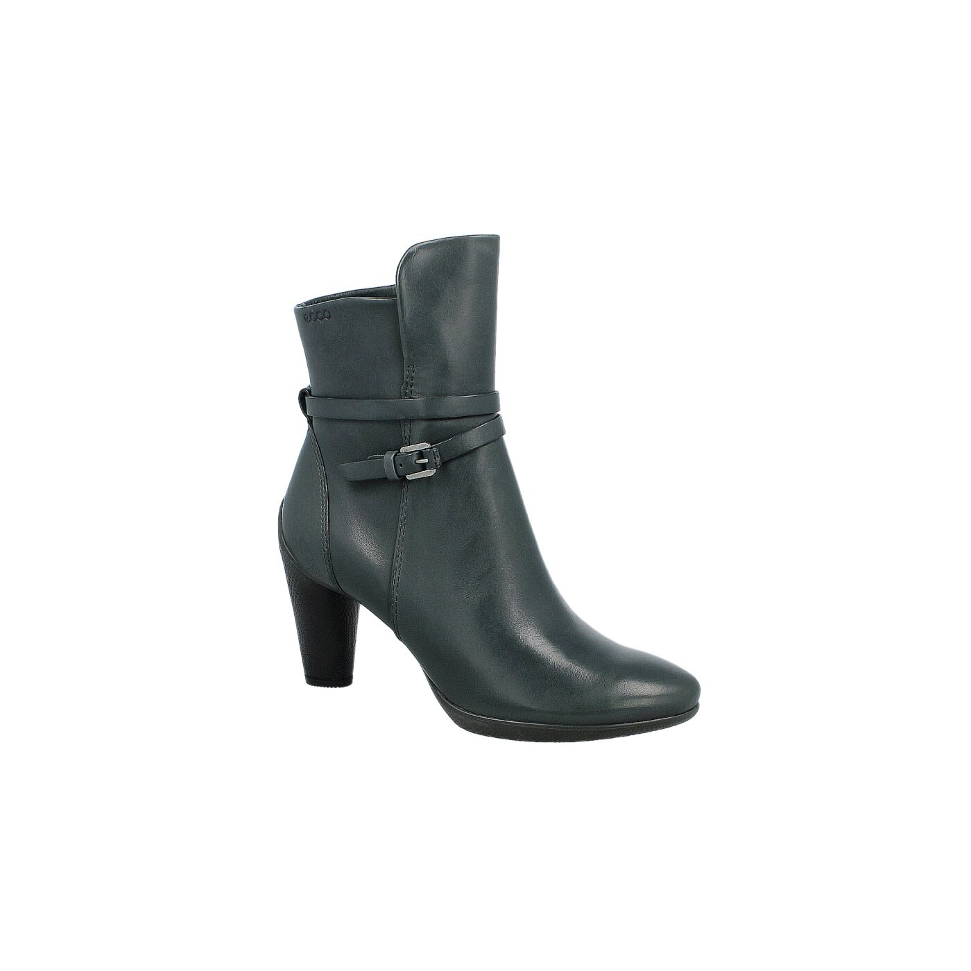 Damskie botki / sztyblety ECCO SCULPTURED 75 24266301218 kolor zielony