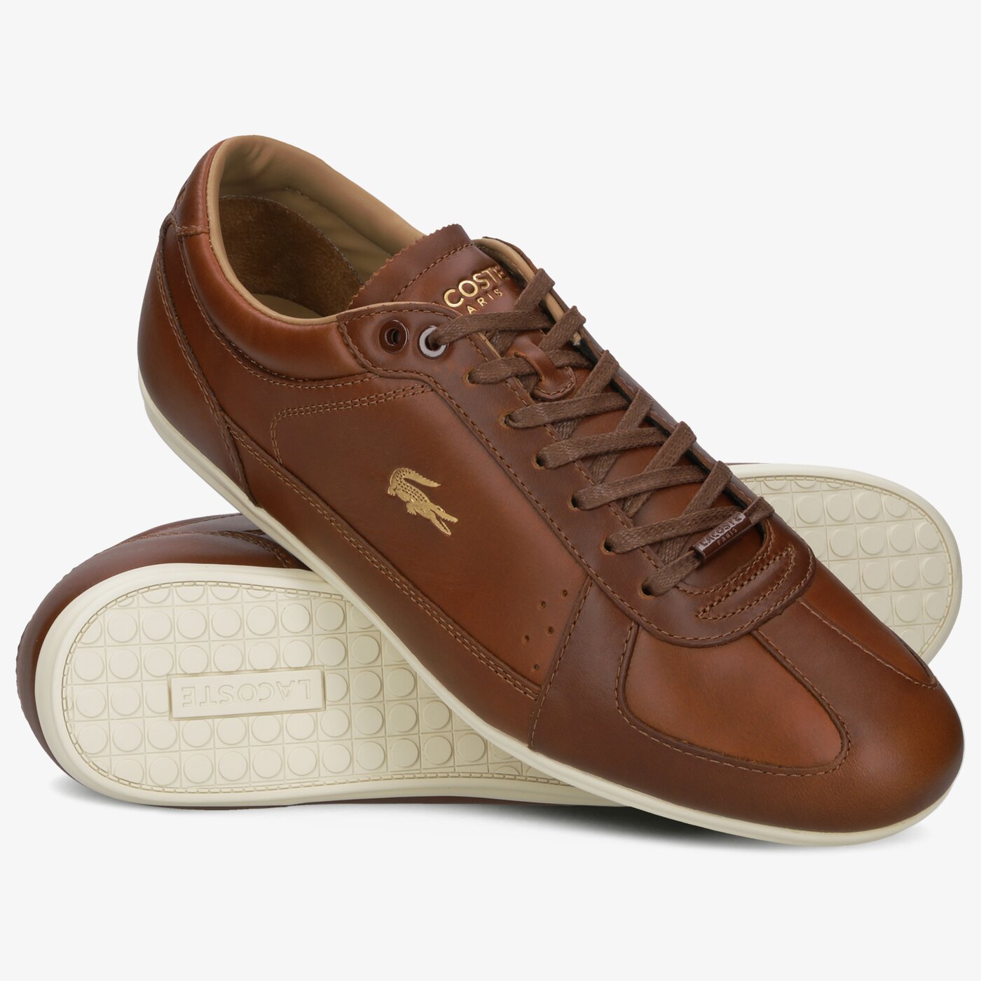 Męskie sneakersy (buty) LACOSTE EVARA PREMIUM 319 1 US CMA 738cma0071f57 kolor brązowy