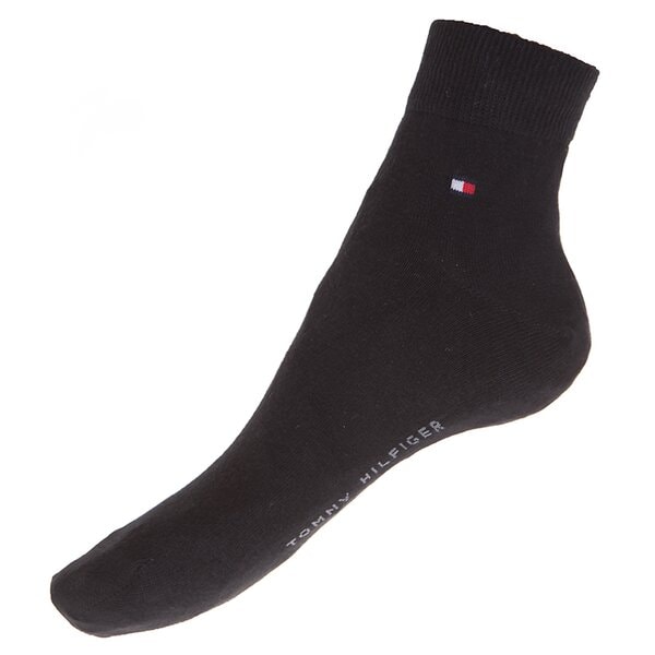 Męskie skarpetki TOMMY HILFIGER SKARPETY QUARTER 2P 342025001200 kolor czarny