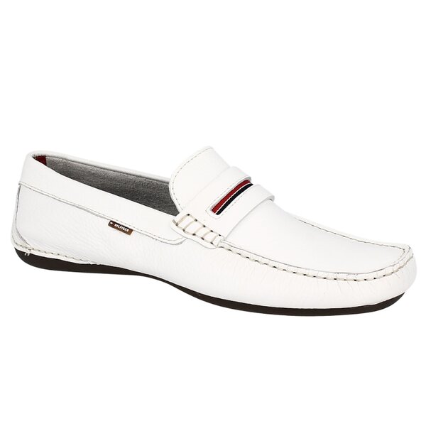 Męskie mokasyny TOMMY HILFIGER ANTHONY 6A fm56815206100 kolor biały