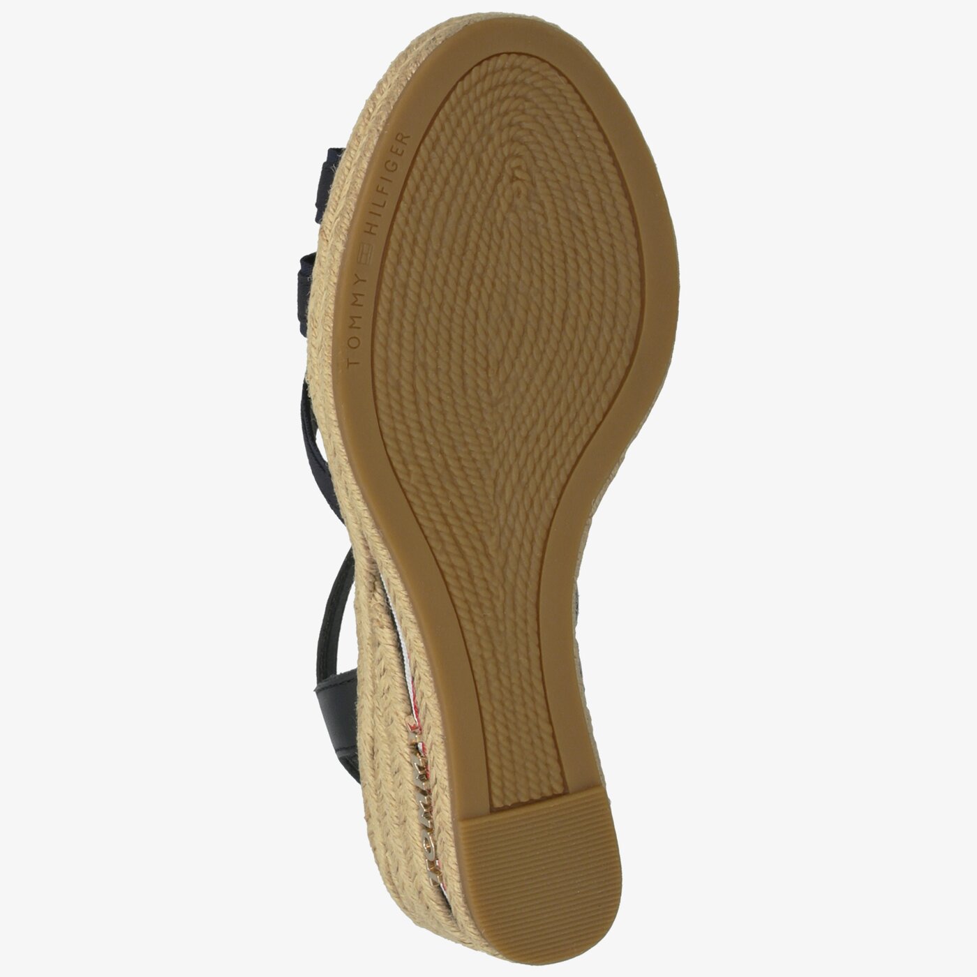 Damskie sandały TOMMY HILFIGER ELBA 60C1 ICONIC ELBA CORPORATE RIBBON fw0fw04056403 kolor granatowy