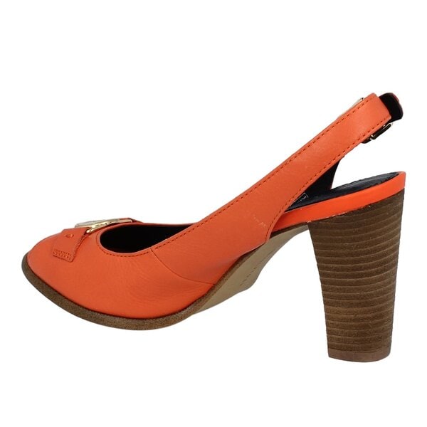 Damskie sandały TOMMY HILFIGER JOAN 1  fw56815492646 kolor pomarańczowy