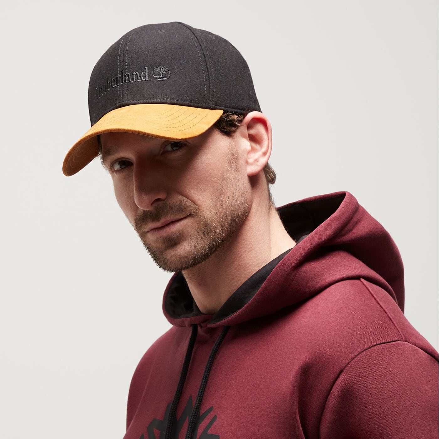 Damska czapka z daszkiem TIMBERLAND CZAPKA WOOL BB CAP tb0a1f590011 kolor czarny