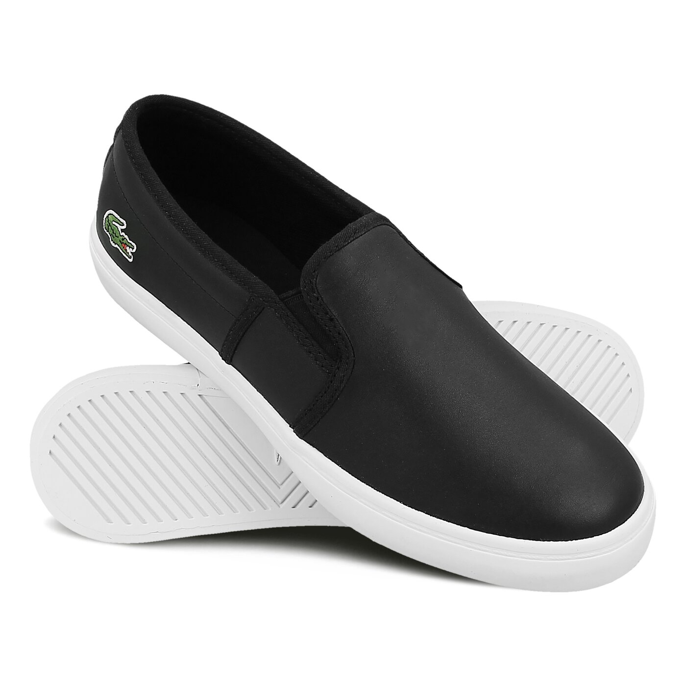 Damskie trampki LACOSTE GAZON BL 1 732spw0137024 kolor czarny