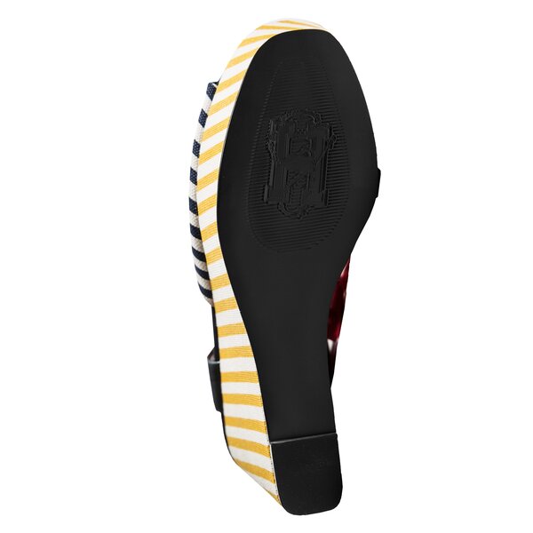 Damskie sandały TOMMY HILFIGER GIGI HADID STRIPEY WEDGE fw0fw01103020 kolor multicolor