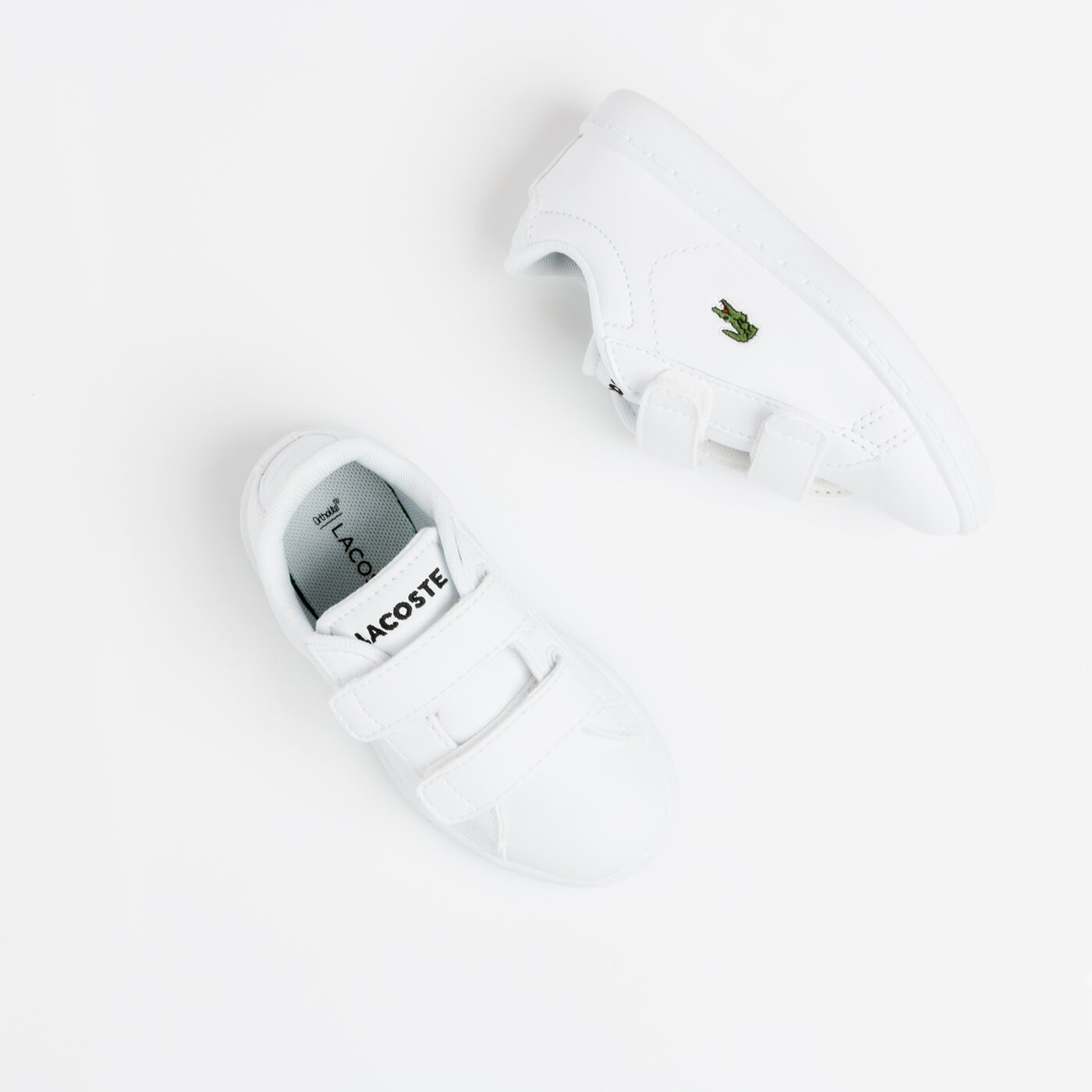 Dziecięce sneakersy (buty) LACOSTE CARNABY EVO 119 7 SUI 737sui000321g kolor biały