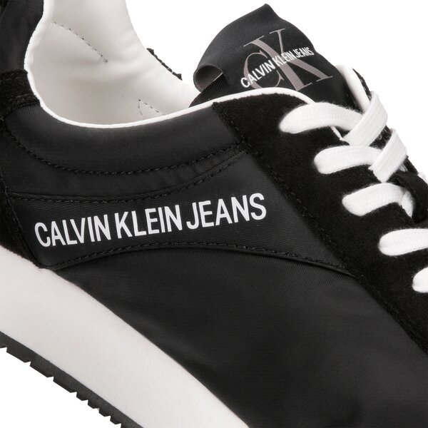 Męskie sneakersy (buty) CALVIN KLEIN JERROLD NYLON/SUEDE s0581blk kolor czarny
