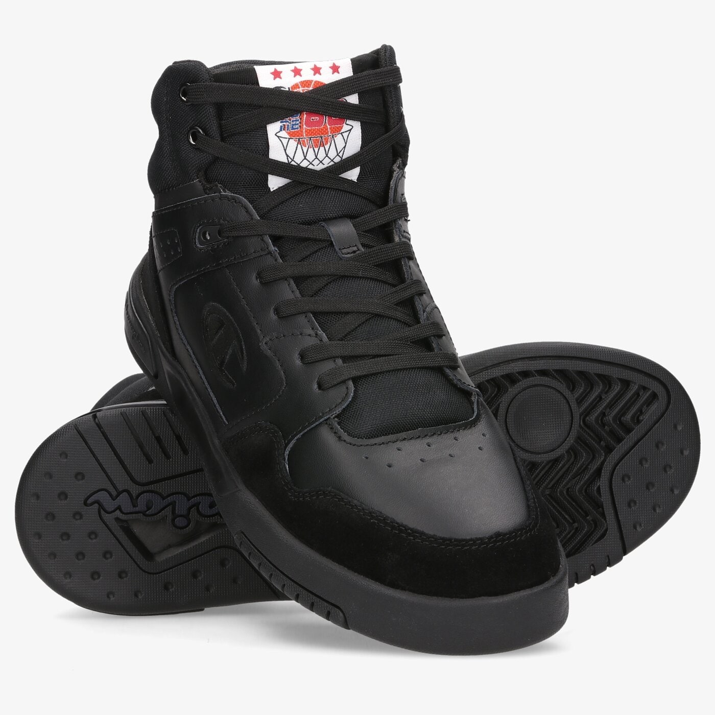 Męskie sneakersy (buty) CHAMPION CLASSIC Z80 MID s21649-kk001 kolor czarny