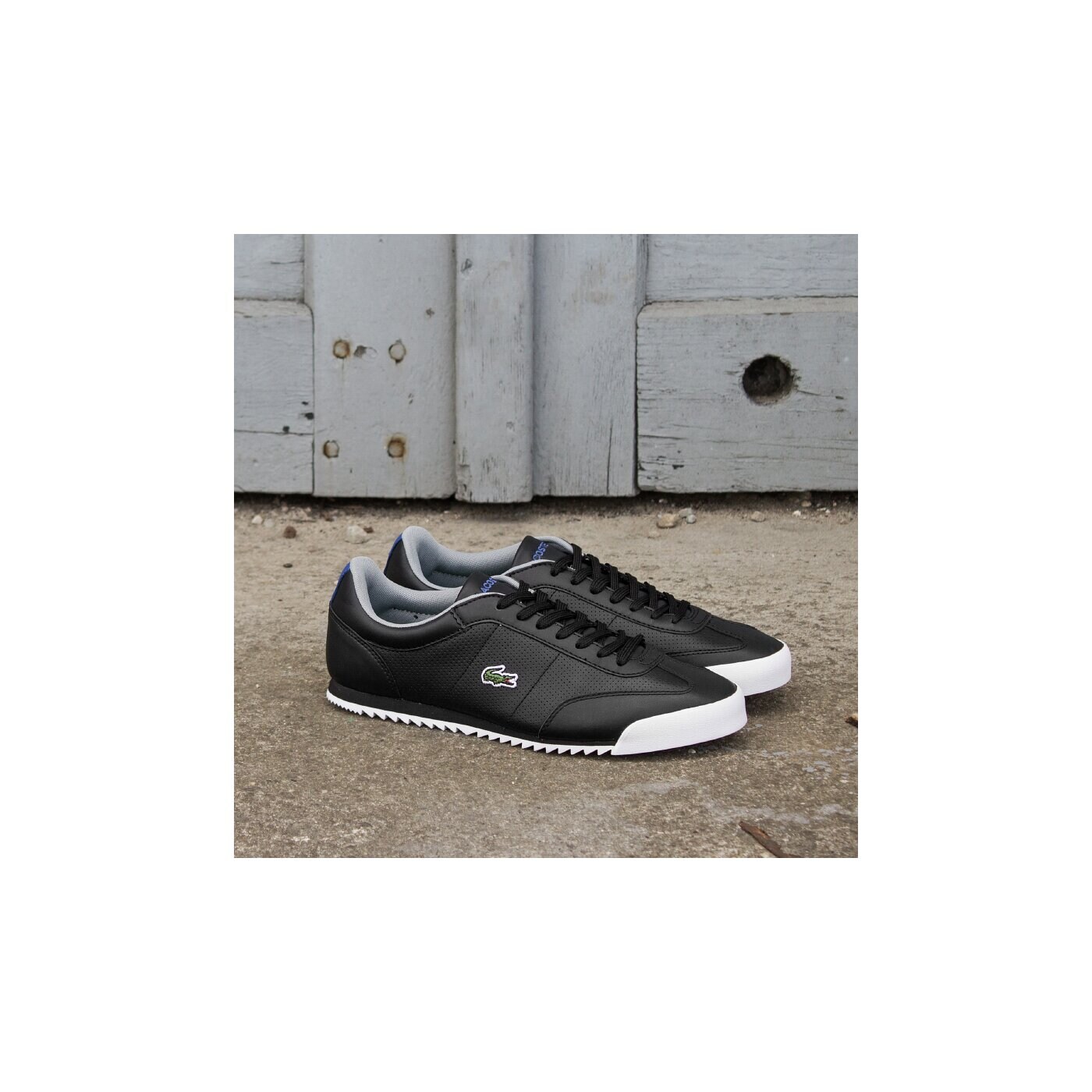 Męskie sneakersy (buty) LACOSTE ROMEAU GRV  729spm006102h kolor czarny