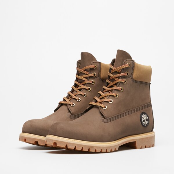 Męskie buty za kostkę TIMBERLAND PREMIUM 6 IN LACE WP BOOT tb0a2p6wa4j1 kolor brązowy
