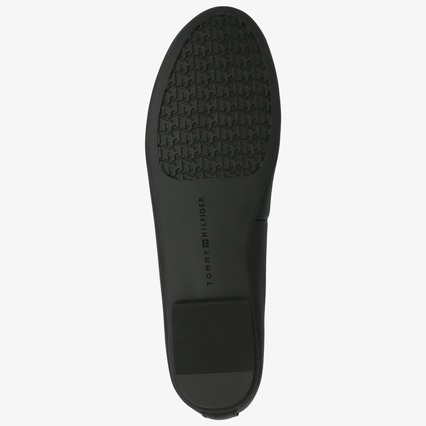 Damskie baleriny (buty) TOMMY HILFIGER ELEVATED TH HARDWARE BALLERINA fw0fw04594bds kolor czarny