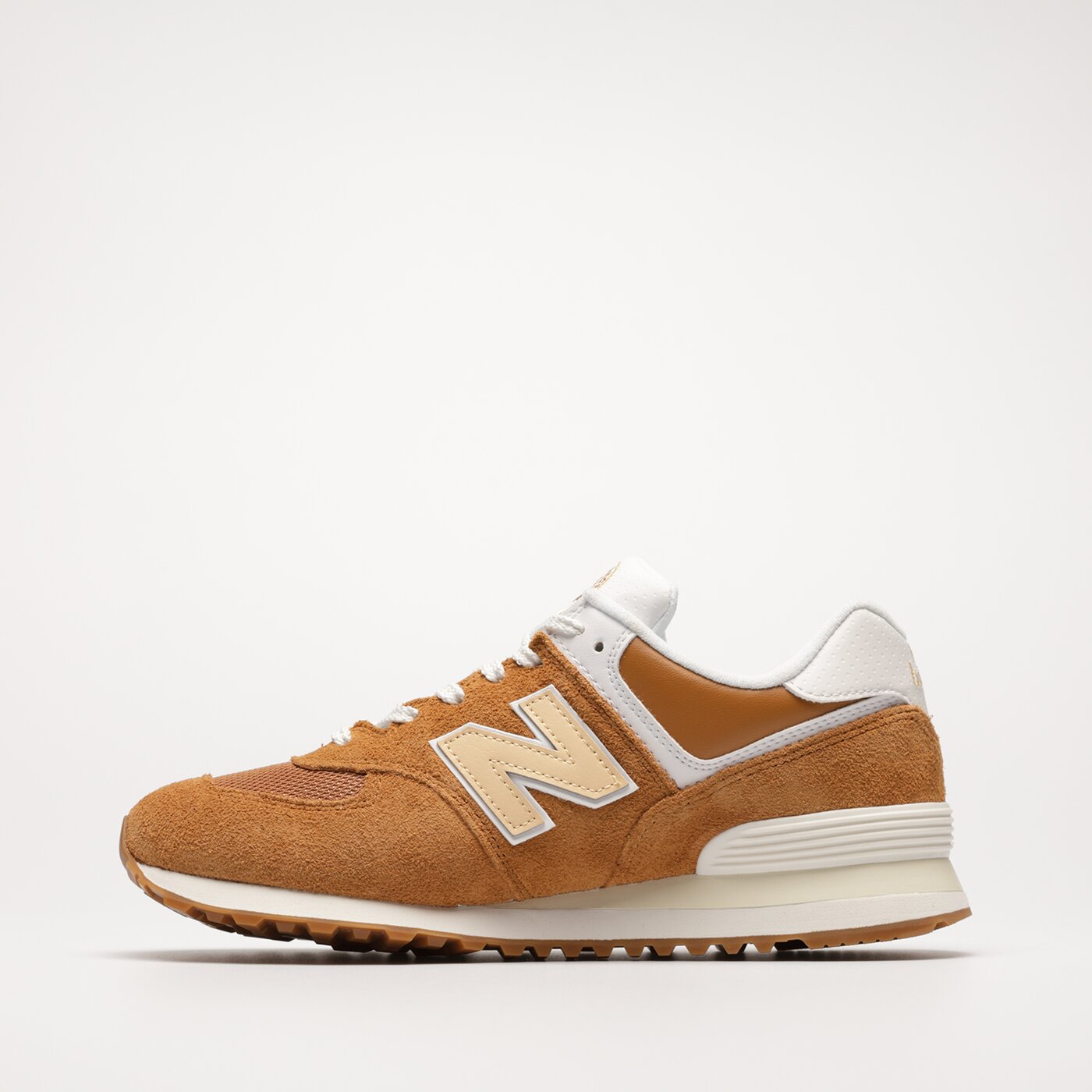 Męskie sneakersy (buty) NEW BALANCE 574  u574ob2 kolor musztardowy