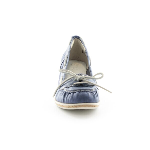 Damskie mokasyny i półbuty TIMBERLAND EK WHITTIER BOAT SLIP-ON 42633 kolor niebieski