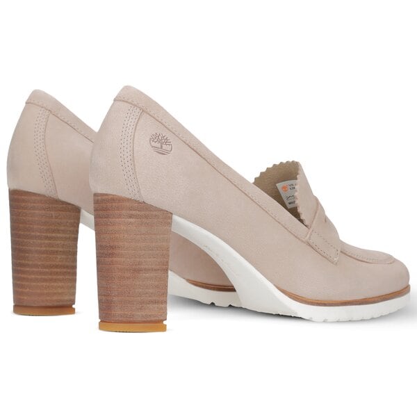 Damskie szpilki / czółenka TIMBERLAND LESLIE ANNE MOCASSIN PUMP a1piy kolor beżowy
