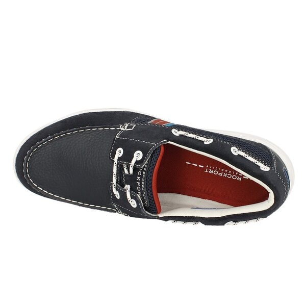Męskie mokasyny ROCKPORT TURNTIDES BOAT v77731 kolor granatowy