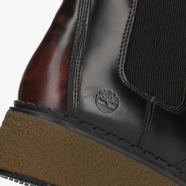 Damskie botki / sztyblety TIMBERLAND BLUE BELL LANE CHELSEA tb0a24wq5881 kolor bordowy