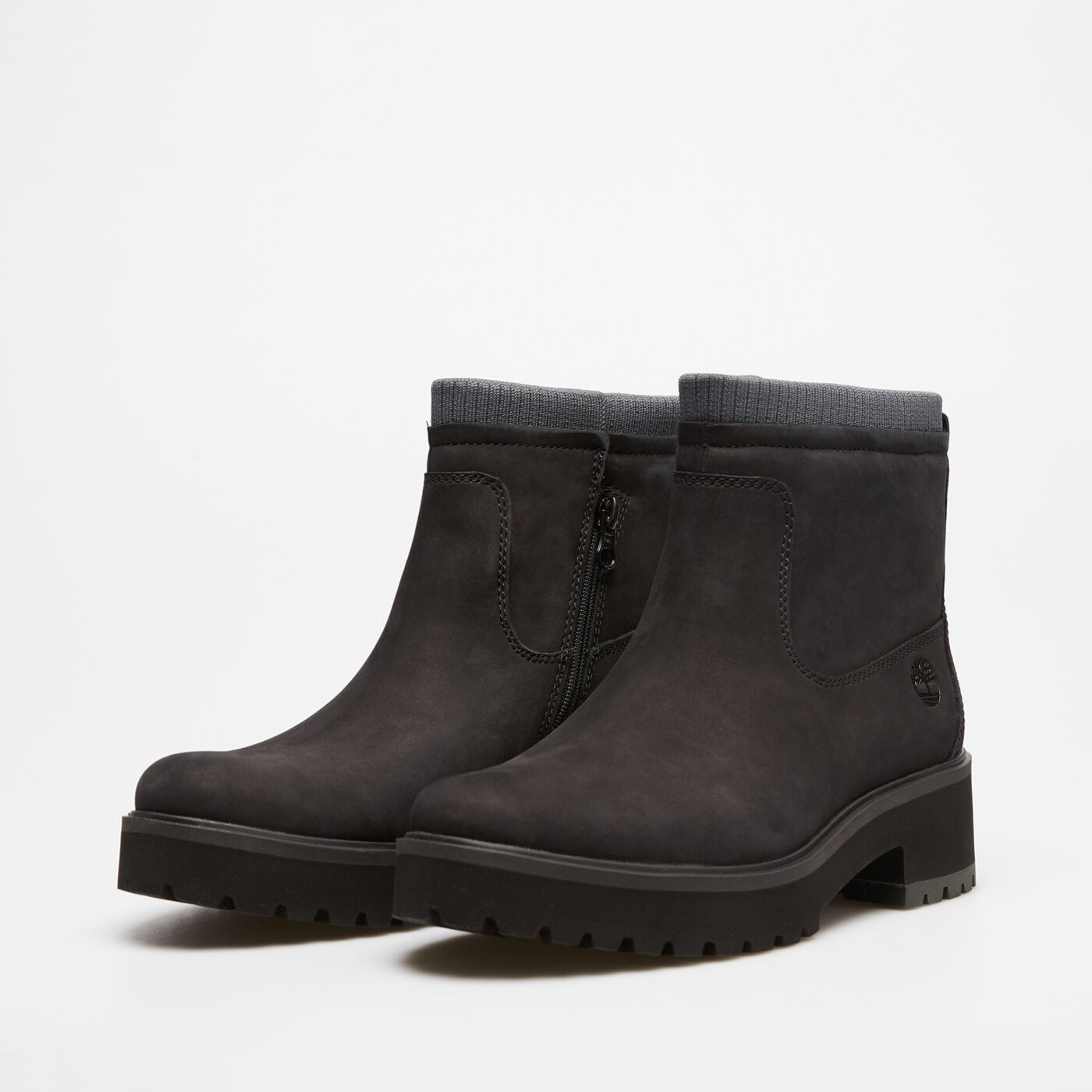 Damskie botki / sztyblety TIMBERLAND CARNABY COOL MID WARM LINED BOOT tb0a4338w051 kolor czarny