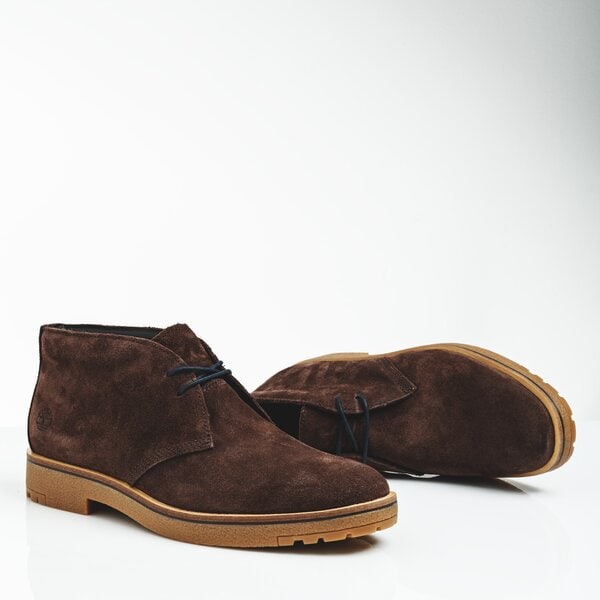 Męskie buty za kostkę TIMBERLAND FOLK GENTLEMAN CHUKKA tb0a23v8d481 kolor brązowy