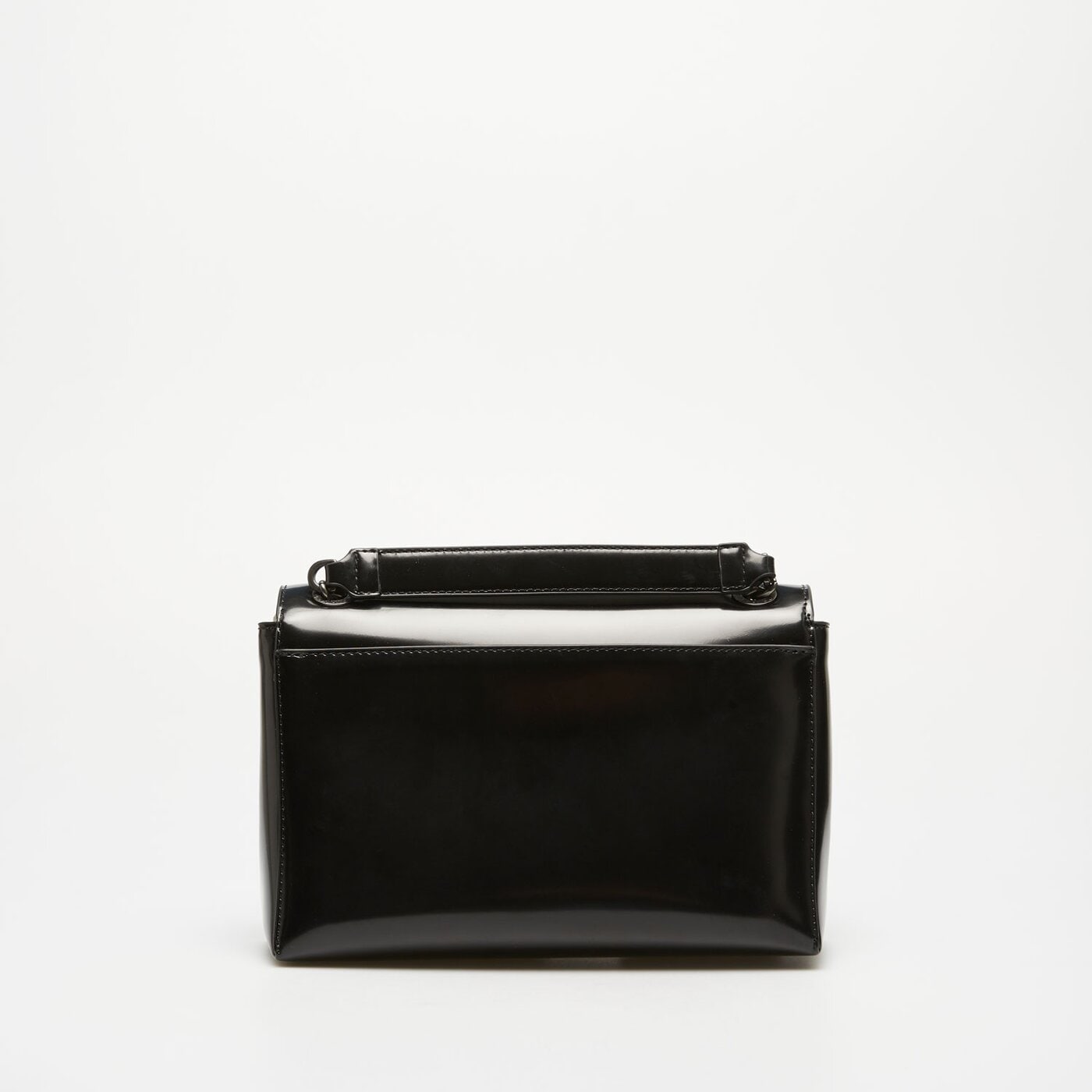 Damska torebka CALVIN KLEIN TOREBKA RE-LOCK CONV SHOULDER BAG SHINY k60k612685beh kolor czarny