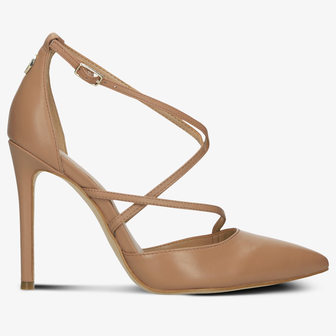 Damskie szpilki / czółenka GUESS CLAUDIE fl5clalea08nude kolor beżowy