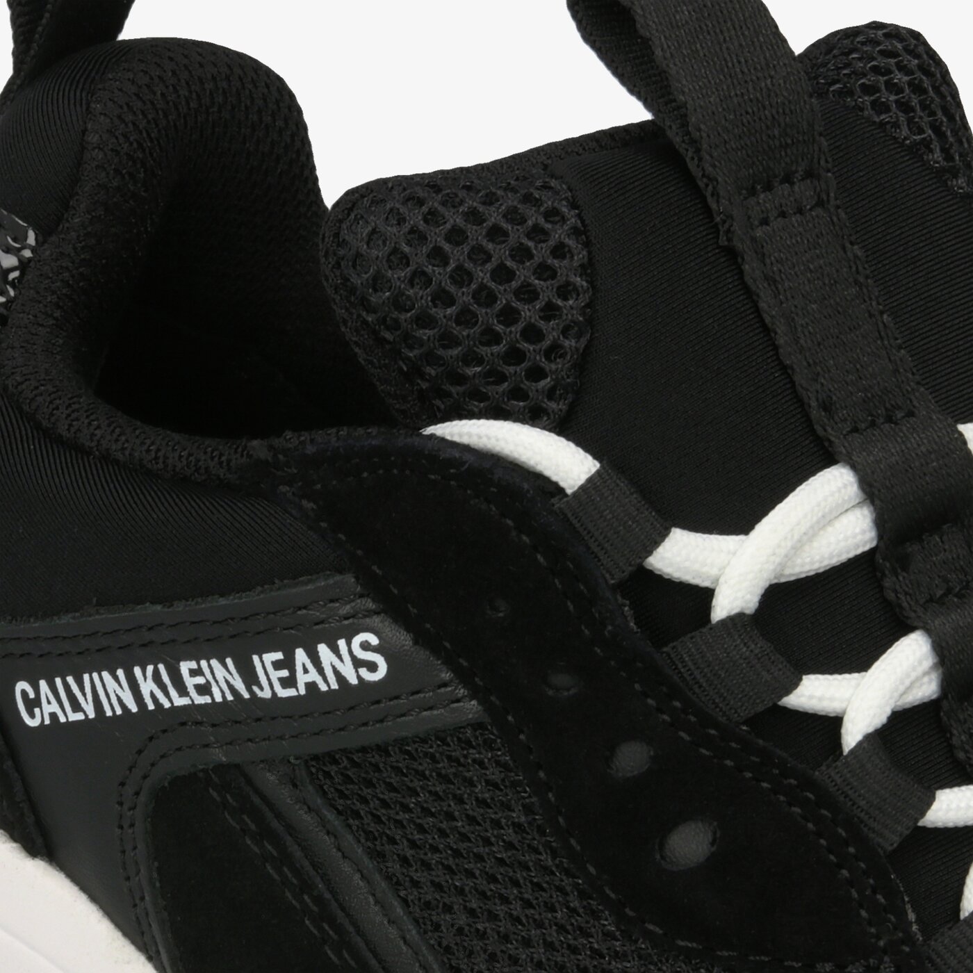 calvin klein maya chunky trainers in black