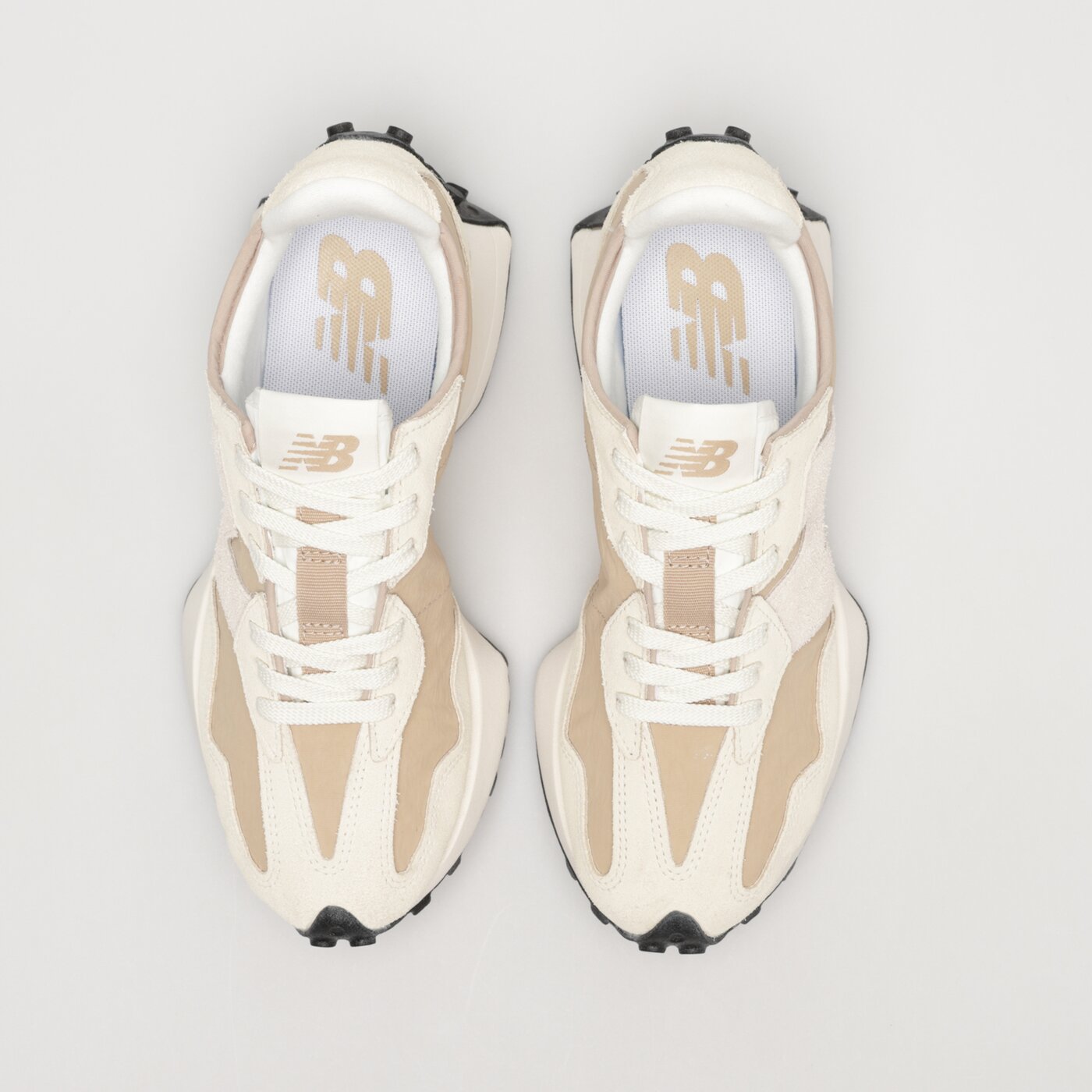 Damskie sneakersy (buty) NEW BALANCE 327  ws327um kolor beżowy