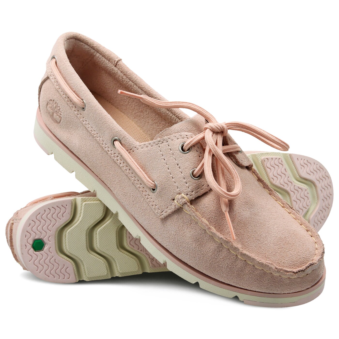 Damskie mokasyny i półbuty TIMBERLAND CAMDEN FALLS SUEDE BOAT tb0a1p836621 kolor różowy