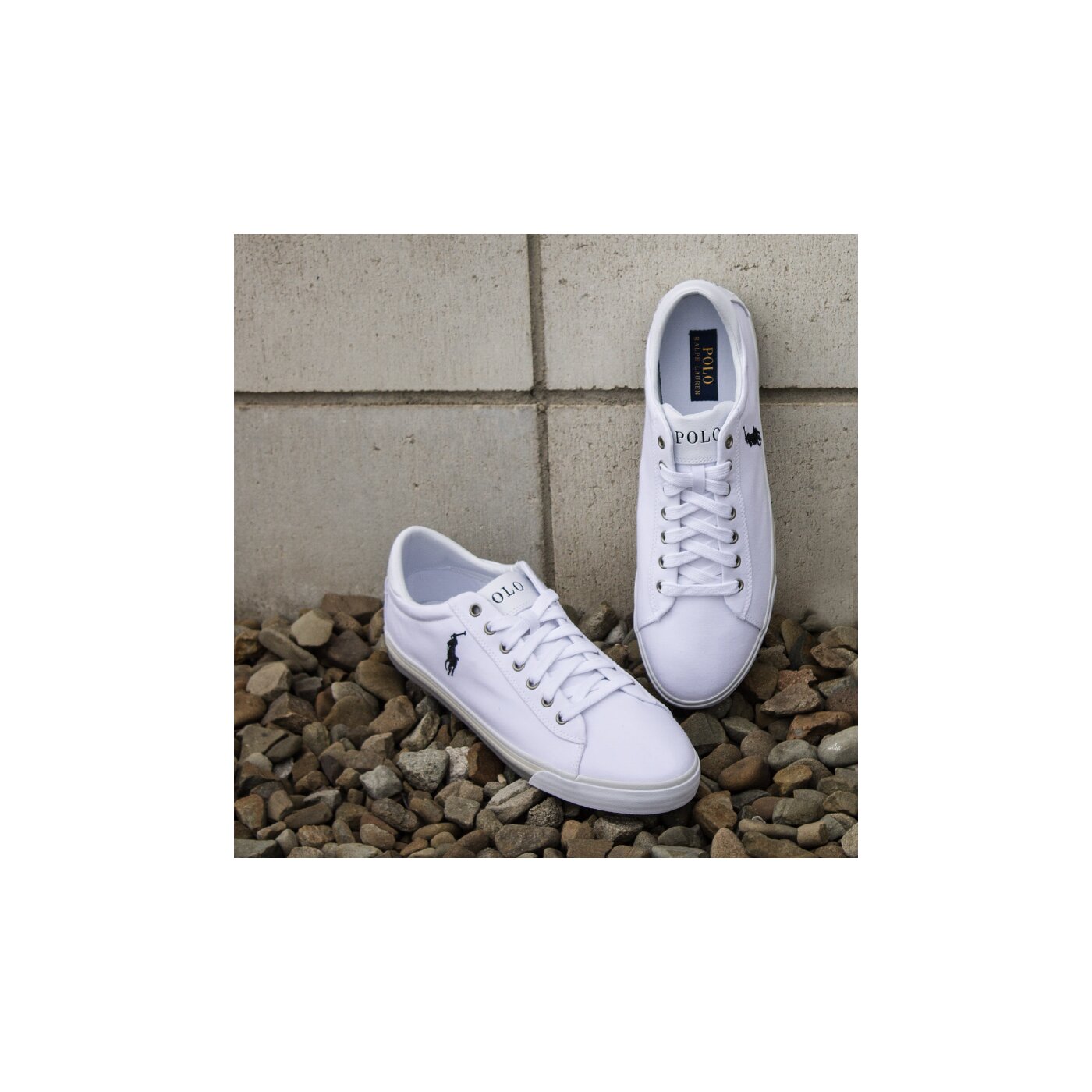 Męskie trampki POLO RL HARVEY NE A85Y2059C4614A1000 816533755001 kolor biały