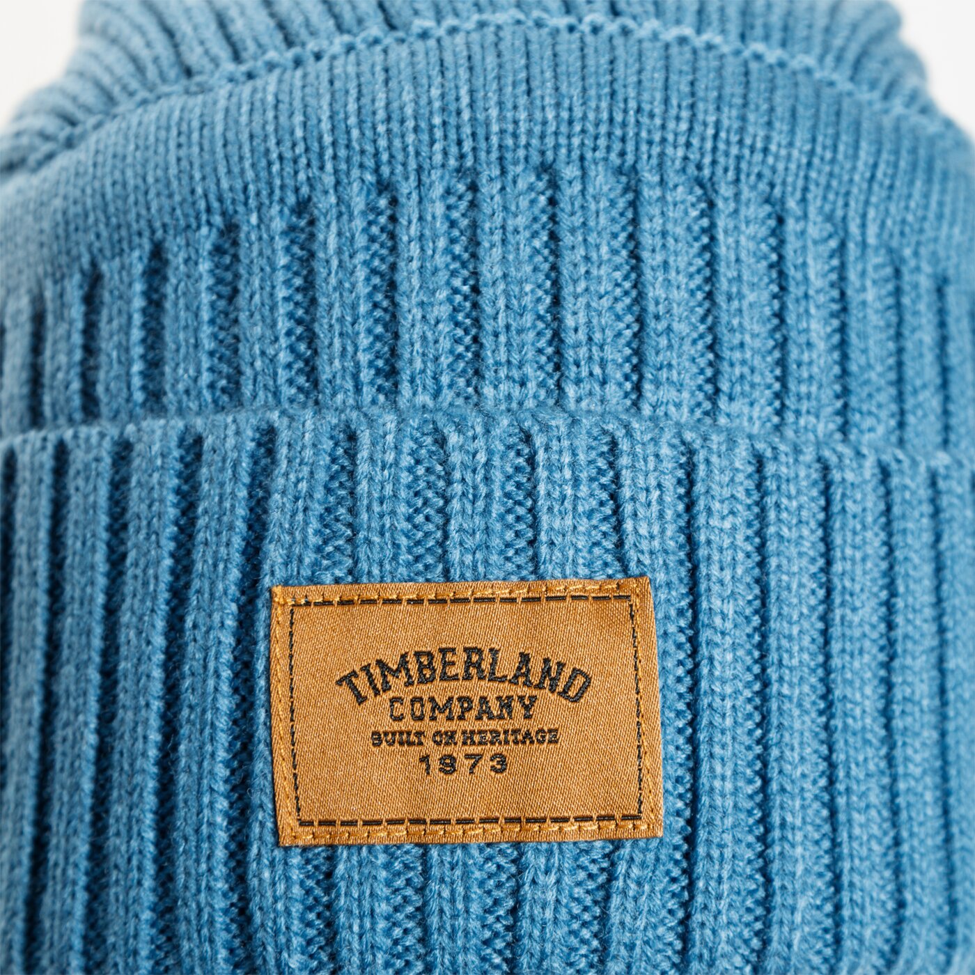 Męska czapka zimowa TIMBERLAND CZAPKA ZIMOWA RIBBED BEANIE tb0a1egwl781 kolor granatowy