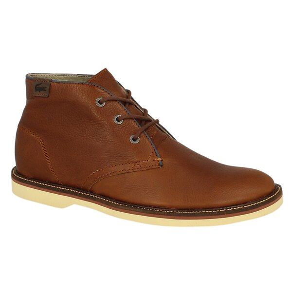Męskie buty za kostkę LACOSTE SHERBROOKE HI 8  726srm3064013 kolor brązowy