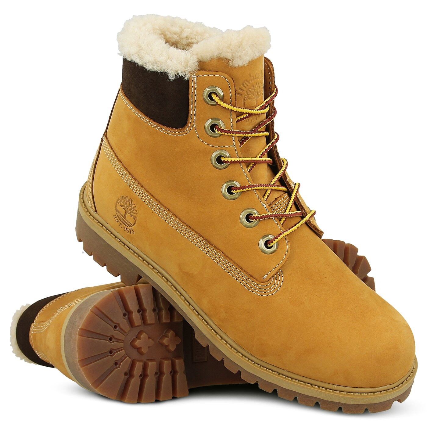 Dziecięce trapery TIMBERLAND 6 IN PRMWPSHEARLING LINED LINED tb1a1bei2311 kolor żółty