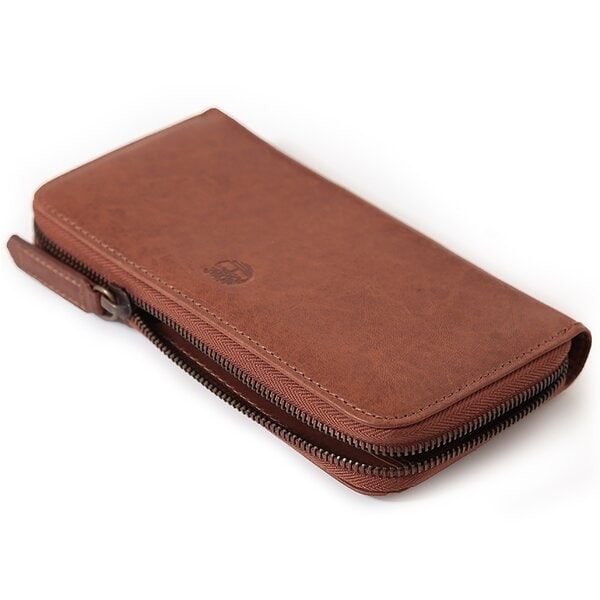 Damski portfel TIMBERLAND PORTFEL WOMAN WALLET WITH ZIP m3579358 kolor pomarańczowy