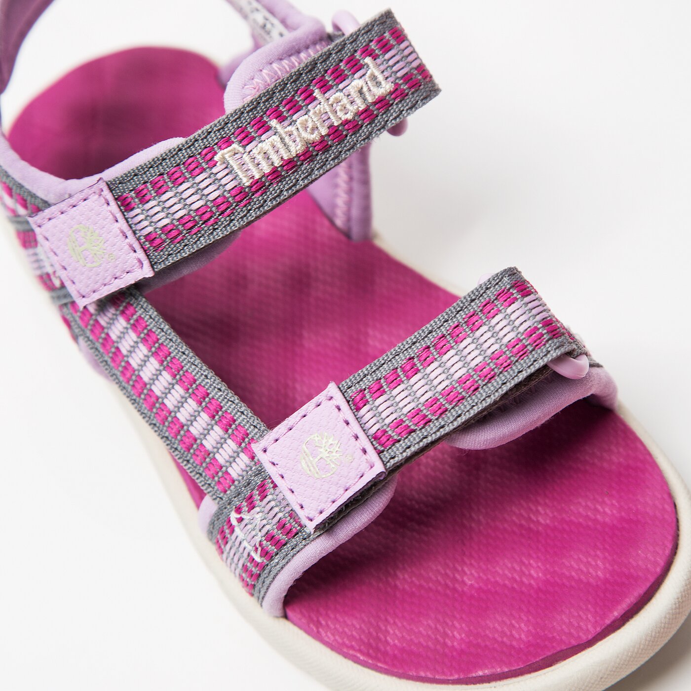 Dziecięce sandały / klapki TIMBERLAND PERKINS ROW WEBBING SNDL tb0a1pw7d561 kolor różowy
