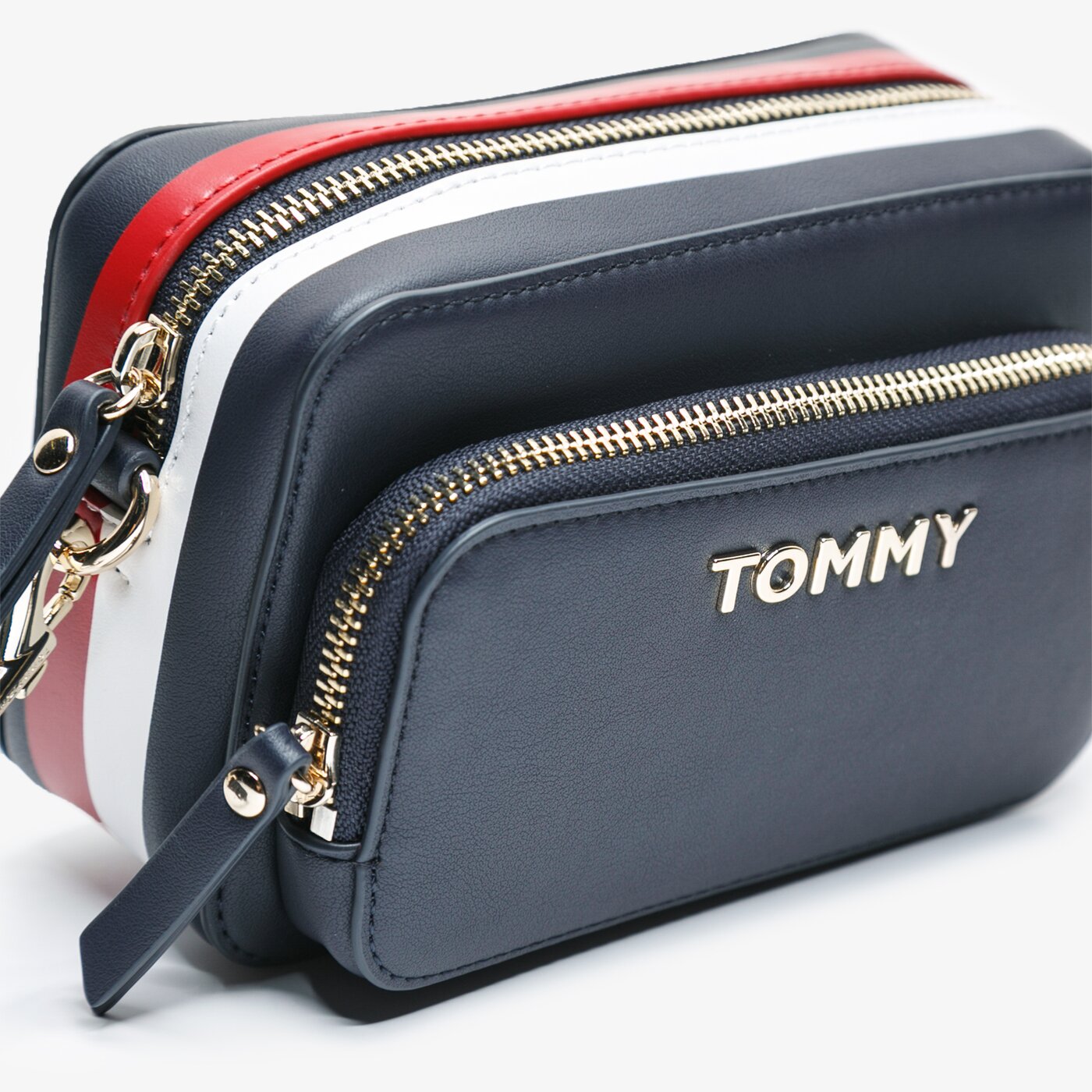Damska torebka TOMMY HILFIGER TOREBKA TH CORPORATE CAMERA BAG aw0aw076900gz kolor granatowy