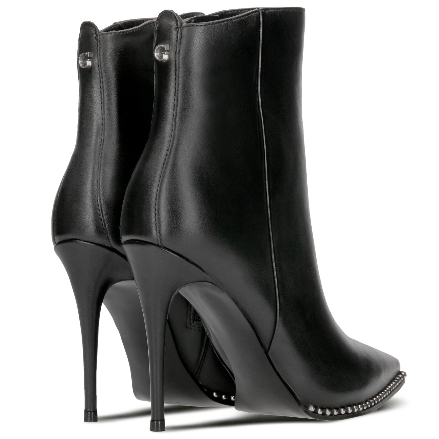 Damskie botki / sztyblety GUESS ORLANDY flory4lea09black kolor czarny