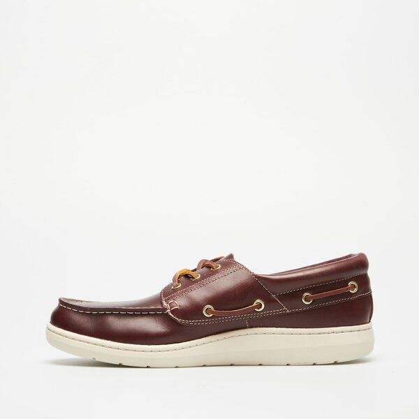 Męskie mokasyny TIMBERLAND PORTOFINO PIER BOAT SHOE tb0a6cxmeiw1 kolor bordowy