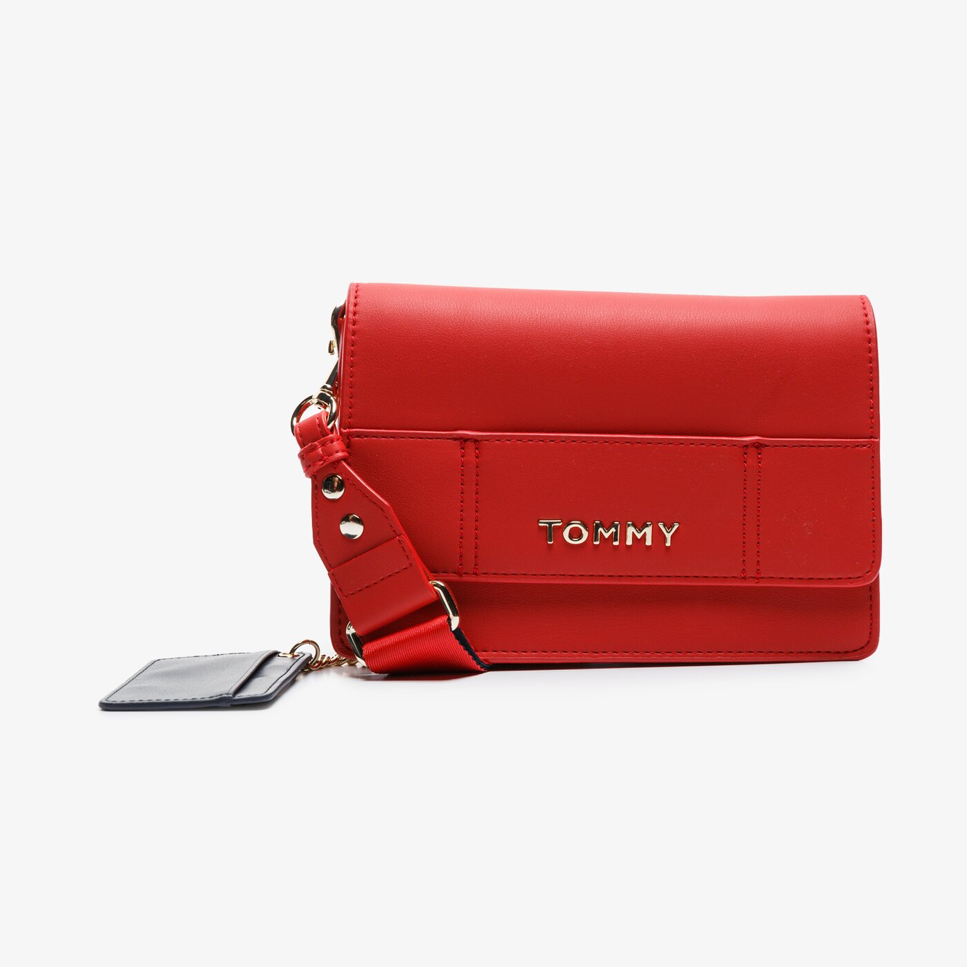 Damska nerka / saszetka TOMMY HILFIGER TOREBKA ITEM STATEMENT CROSSOVER aw0aw073330ky kolor czerwony