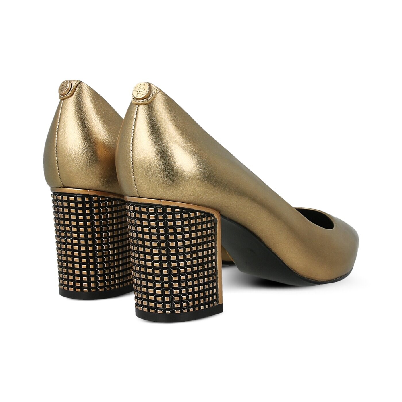 Damskie szpilki / czółenka GUESS BIDDIA flbd23lem08lcame kolor złoty