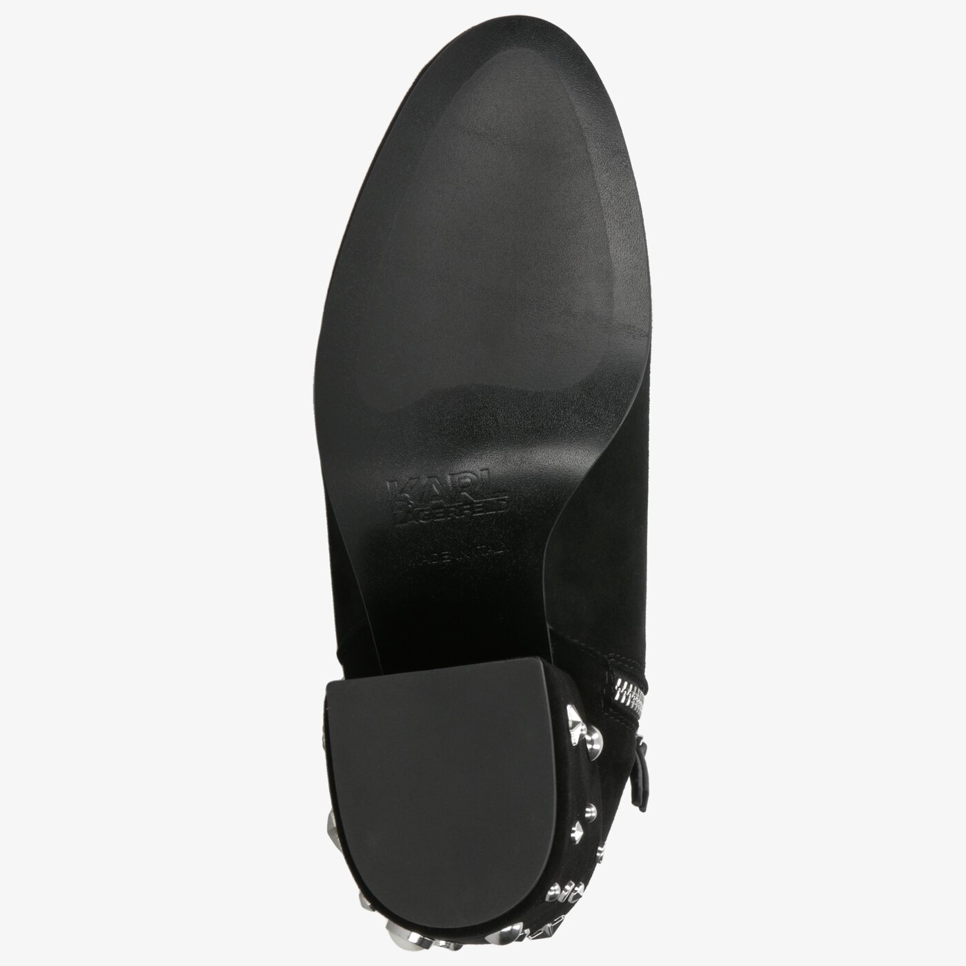 Damskie botki / sztyblety KARL LAGERFELD LAVINIA CELESTIA HEEL ANKLE kl31456000 kolor czarny