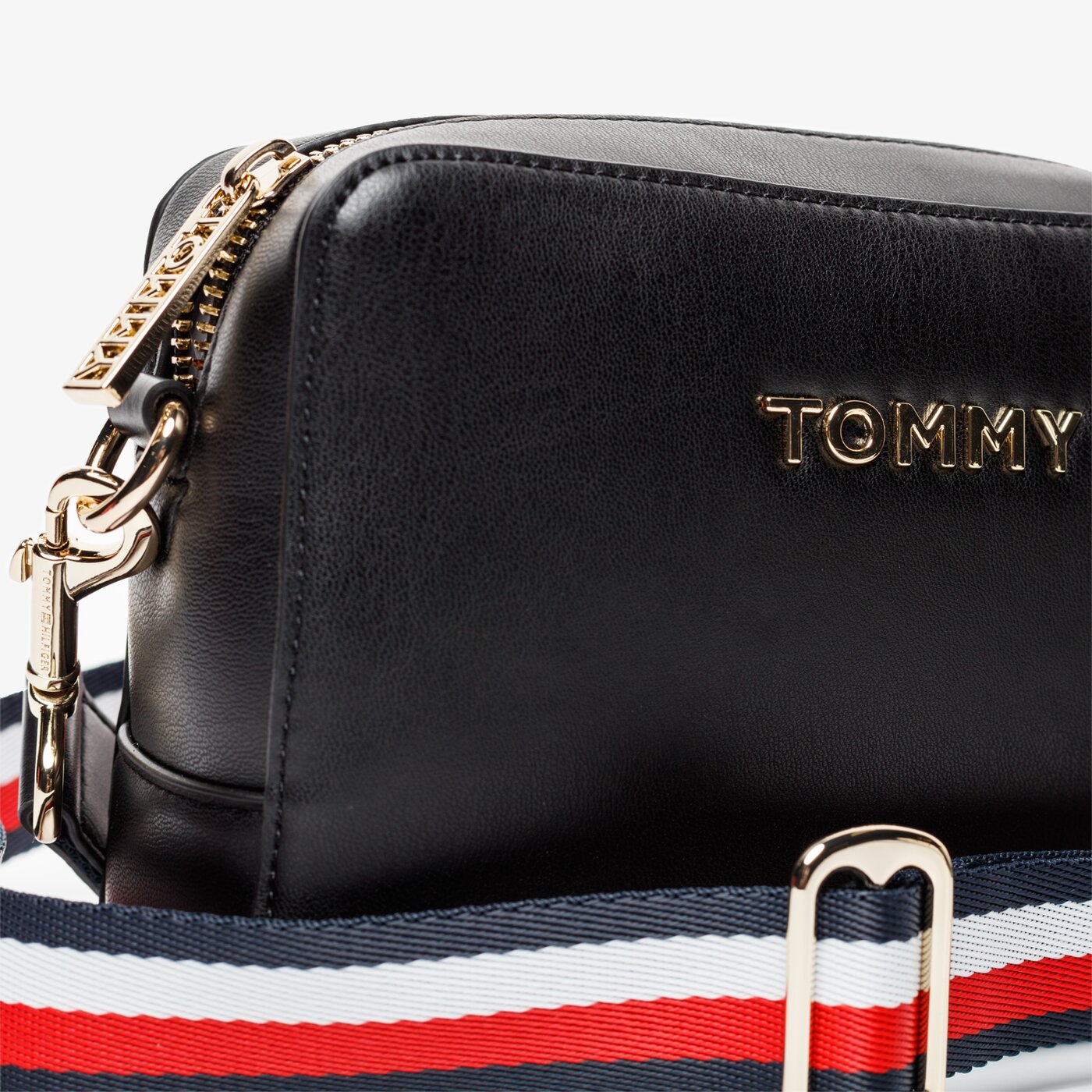 Damska nerka / saszetka TOMMY HILFIGER TOREBKA ICONIC TOMMY CROSSOVER SOLID aw0aw07591bds kolor czarny