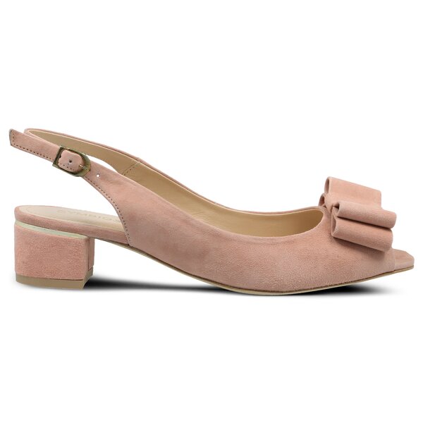 Damskie sandały SYMBIOSIS AURORA SANDALS ZAMSZ RÓŻOWE 928738 kolor różowy