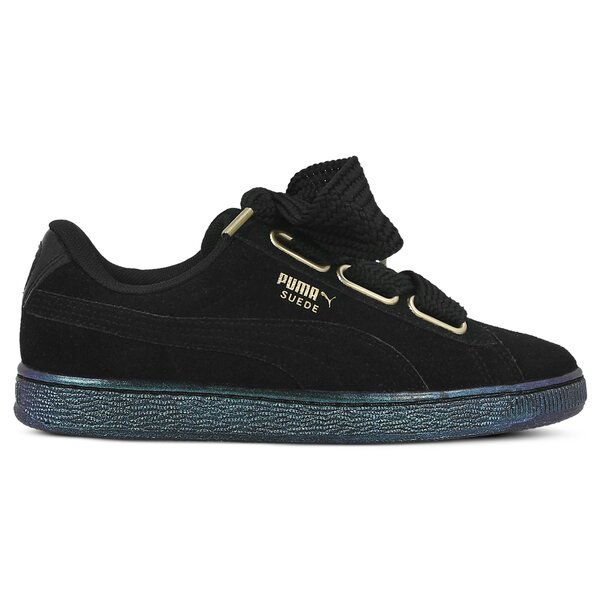 Damskie sneakersy (buty) PUMA SUEDE HEART SATIN 36271403 kolor czarny