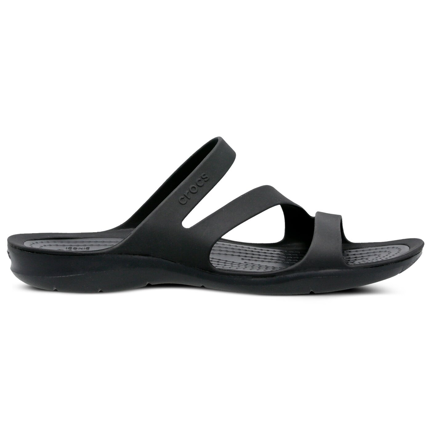 Damskie klapki CROCS SWIFTWATER SANDAL W #203998060# kolor czarny