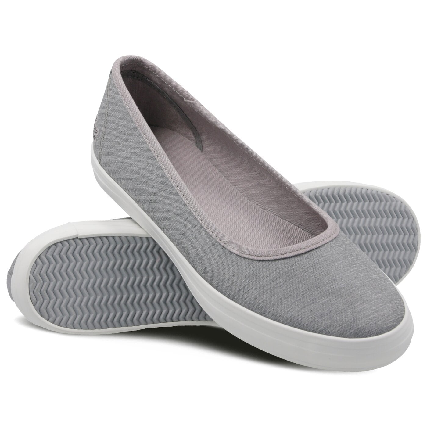 Damskie baleriny (buty) LACOSTE ZIANE BALLET 219 1 CFA 737cfa00501e7 kolor szary