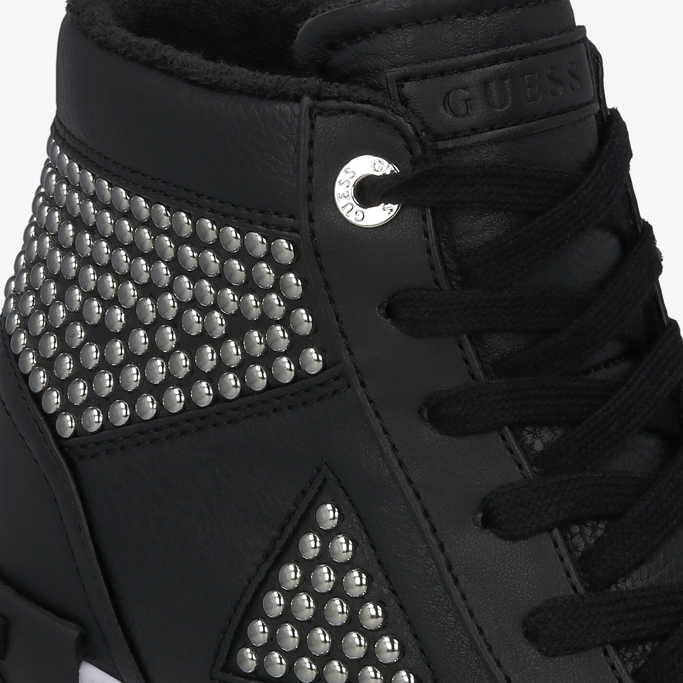 Damskie sneakersy (buty) GUESS PEETUR fl7per ele12black kolor czarny