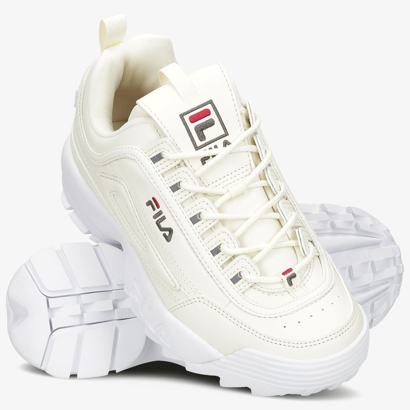 Damskie sneakersy (buty) FILA DISRUPTOR LOW WMN 101030284r kolor beżowy