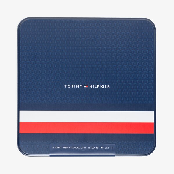 Męskie skarpetki TOMMY HILFIGER SKARPETY MIXED GIFTBOX 4P 43 492001001200043 kolor multicolor
