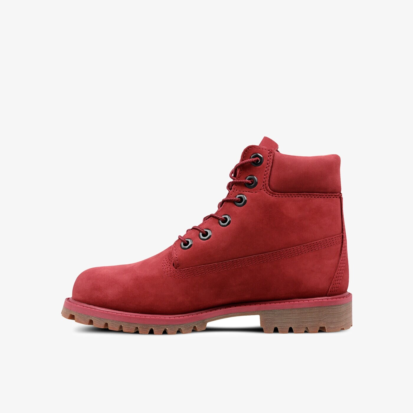 Dziecięce trapery TIMBERLAND PREMIUM 6 INCH WP BOOT  a1vck kolor czerwony